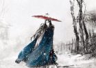 【網絡美文】雪舞紅塵時，等君踏雪歸 文/一笑奈何